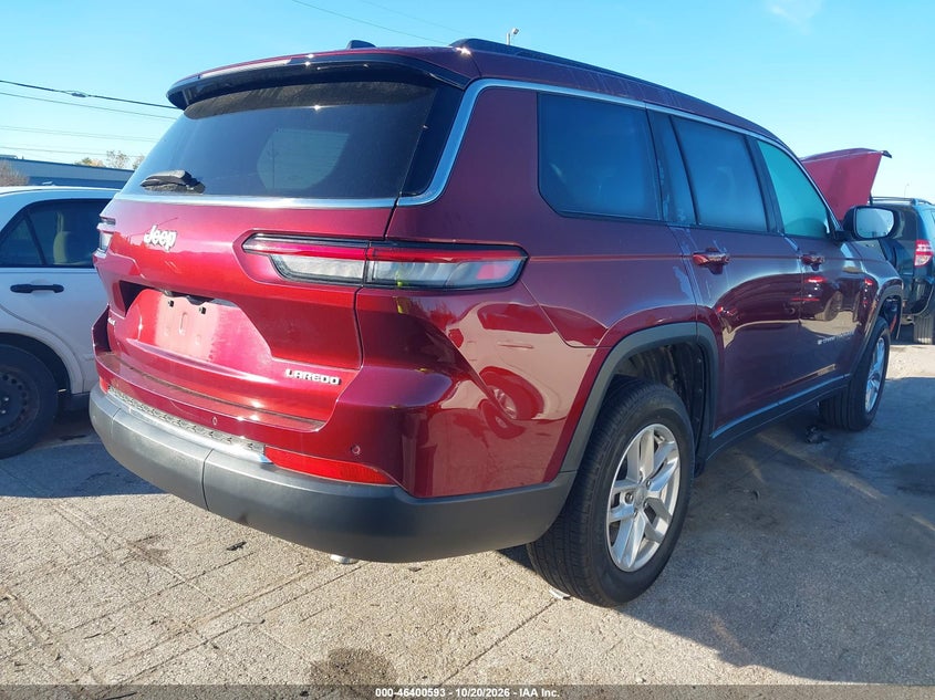 Vin: 1c4rjkag0r8577721, lot: 46900951, jeep grand cherokee l laredo x 4x4 20244