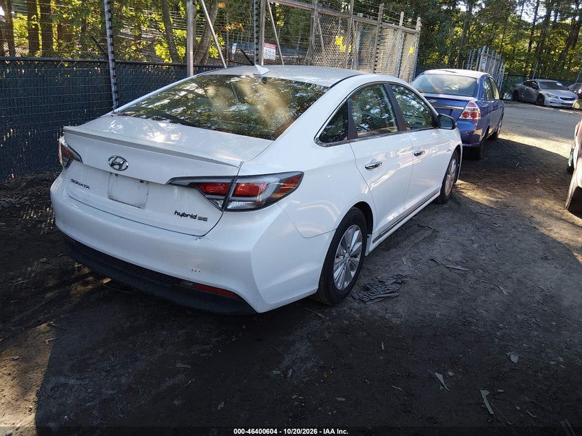 Vin: kmhe24l16ga014710, lot: 46900962, hyundai sonata hybrid se 20164