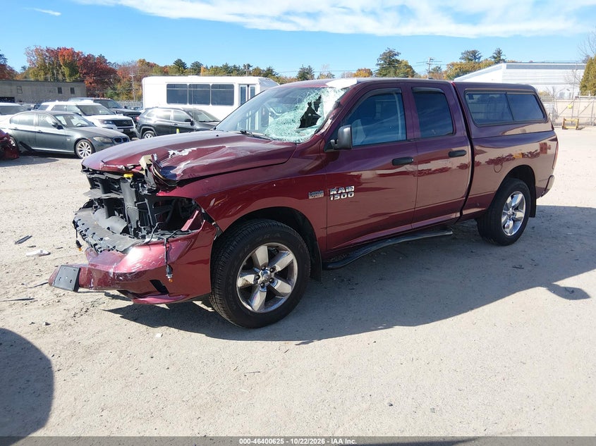 Vin: 1c6rr7ft5js348428, lot: 46900983, ram 1500 express  4x4 6'4 box 20182