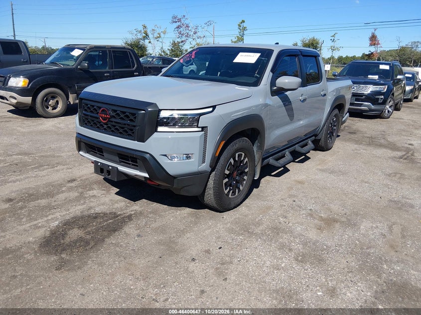 2023 Nissan Frontier Pro-X 4X2, Rear, IAAI, VIN 1N6ED1EJ2PN649875 — photo 2