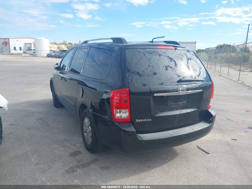 Vin: kndmg4c76c6426581, lot: 46901029, kia sedona lx 20123