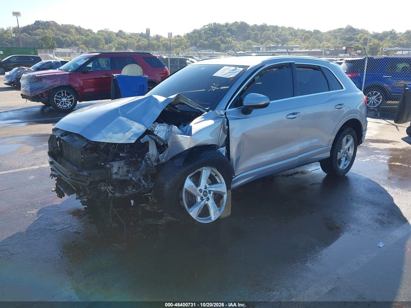 Vin: wa1aucf34m1129168, lot: 46901089, audi q3 premium 40 tfsi quattro tiptronic 20212