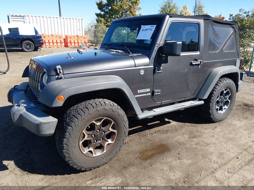 Vin: 1c4ajwag9gl344242, lot: 46901149, jeep wrangler sport 20162
