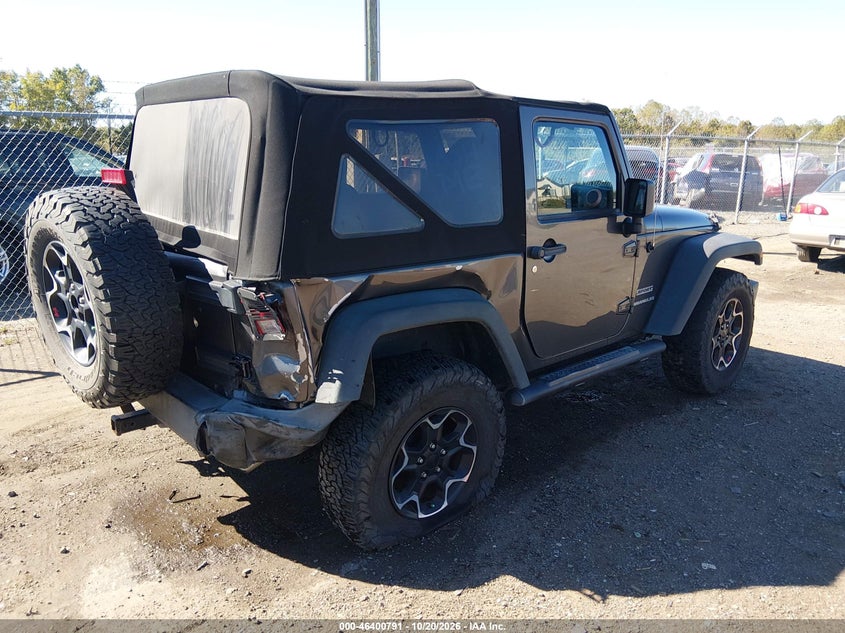 Vin: 1c4ajwag9gl344242, lot: 46901149, jeep wrangler sport 20164