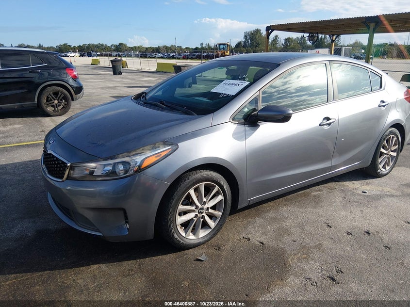 Vin: 3kpfl4a78he130759, lot: 46901245, kia forte s 20172