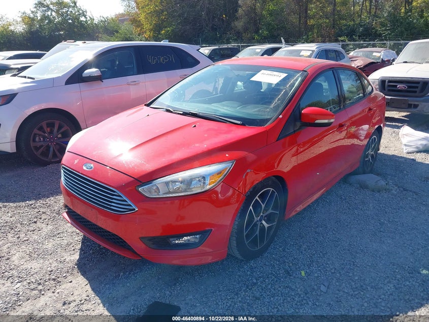 Vin: 1fadp3f28gl403844, lot: 46901252, ford focus se 20162