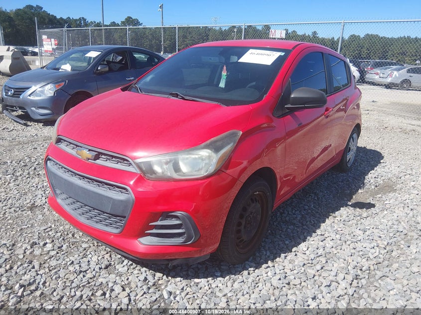 2016 Chevrolet Spark Ls Manual, Обычный износ, IAAI, VIN KL8CA6SAXGC617040 — фото 2