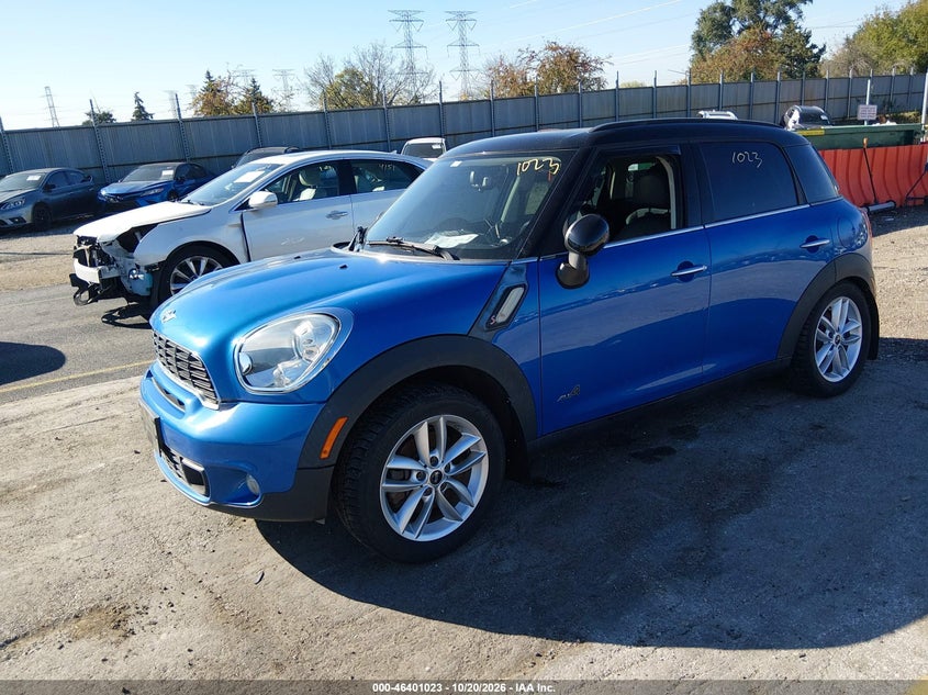 MINI COOPER S COUNTRYMAN 2012 VIN WMWZC5C53CWL58081