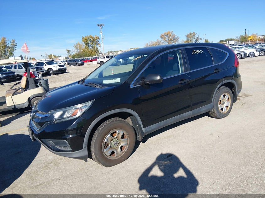 2015 Honda Cr-V Lx, Normal Wear & Tear, IAAI, VIN 5J6RM4H34FL013384 — photo 2