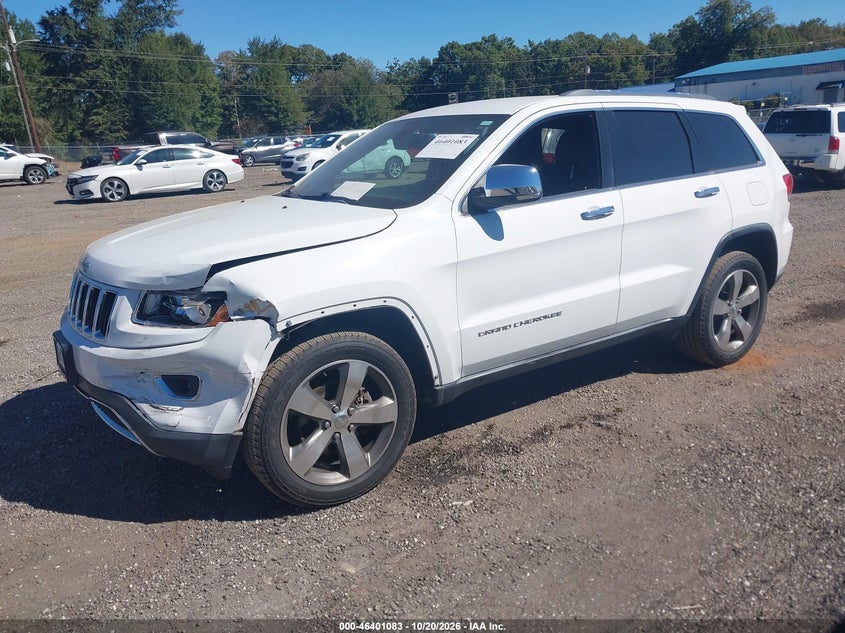 Vin: 1c4rjfbg8gc490584, lot: 46901441, jeep grand cherokee limited 20162