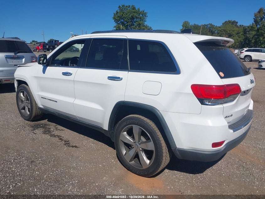 Vin: 1c4rjfbg8gc490584, lot: 46901441, jeep grand cherokee limited 20163