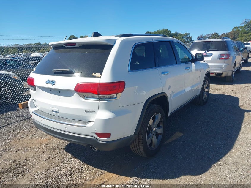 Vin: 1c4rjfbg8gc490584, lot: 46901441, jeep grand cherokee limited 20164