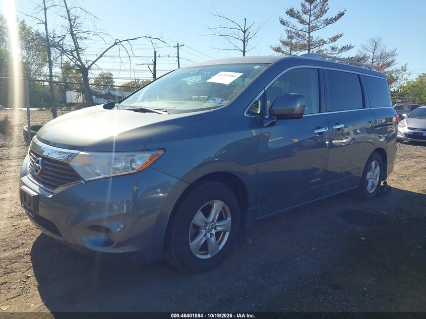 2013 Nissan Quest Sv, Звичайний знос, IAAI, VIN JN8AE2KP1D9065926 — фото 2
