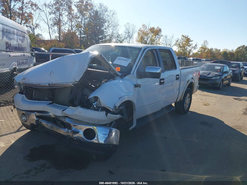 2008 Ford F-150 60Th Anniversary/Fx4/King Ranch/Lariat/Xlt, Front End, IAAI, VIN 1FTPW14V98FA92940 — photo 2