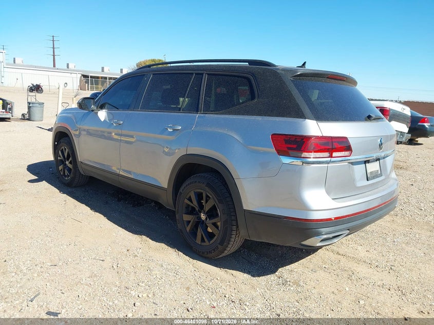 Vin: 1v2ap2ca7mc503835, lot: 46901457, volkswagen atlas 2.0t s 20213