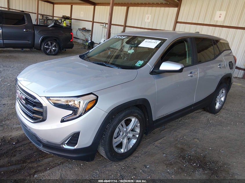 2021 GMC Terrain Fwd Sle, Right Side, IAAI, VIN 3GKALMEV6ML308469 — photo 2