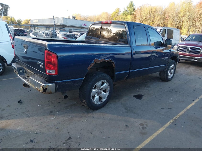 DODGE RAM 1500 2005 VIN 1D7HU18D55S313275