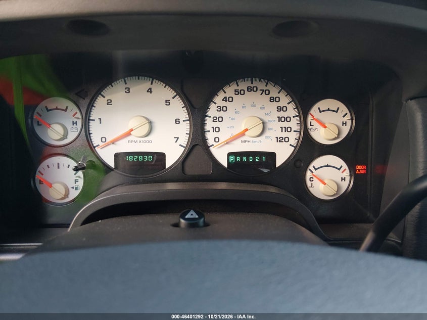 DODGE RAM 1500 2005 VIN 1D7HU18D55S313275