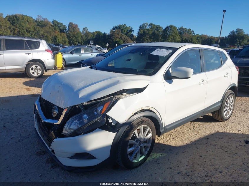 Vin: jn1bj1av5mw301987, lot: 46901656, nissan rogue sport s fwd xtronic cvt 20212