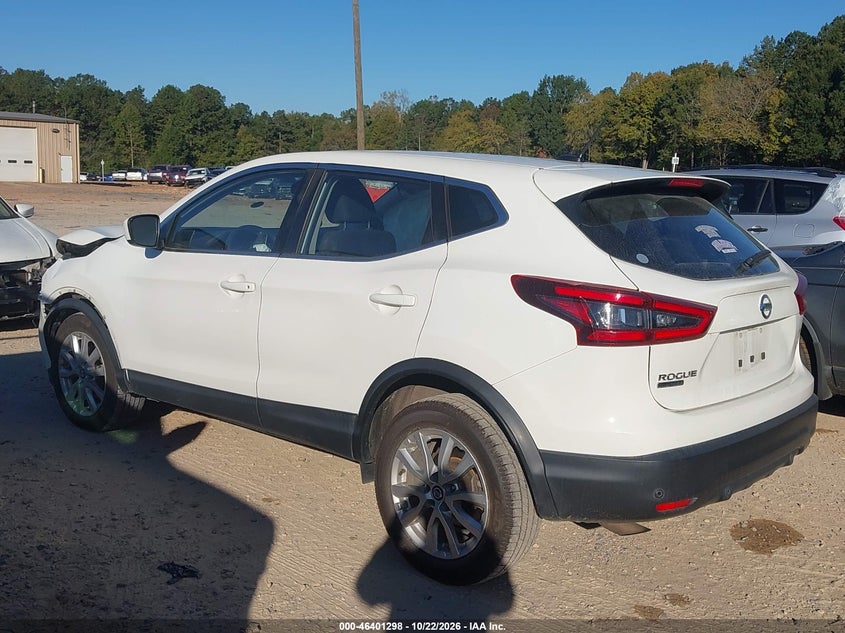 Vin: jn1bj1av5mw301987, lot: 46901656, nissan rogue sport s fwd xtronic cvt 20213