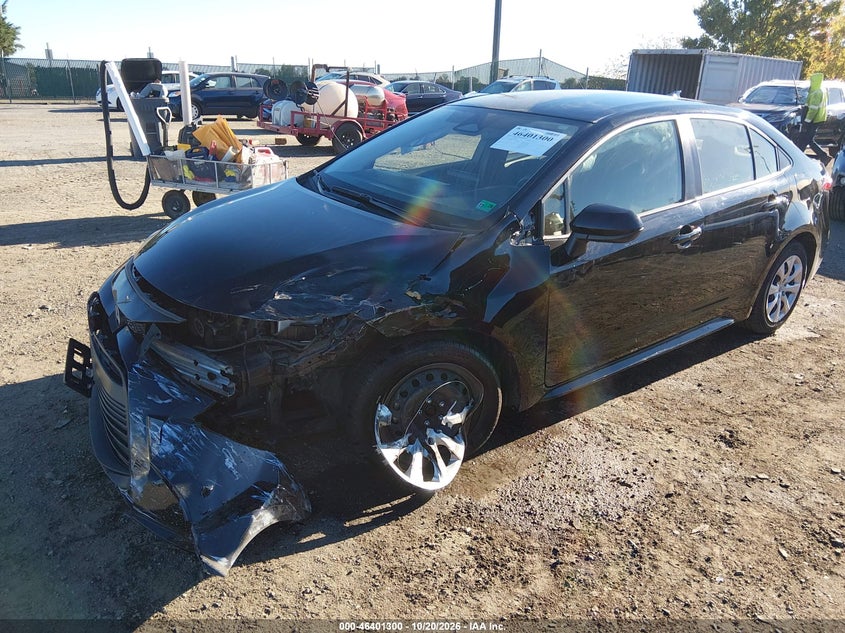 2025 Toyota Corolla Hybrid Le, Left Side, IAAI, VIN JTDBCMFE2SJ041236 — photo 2
