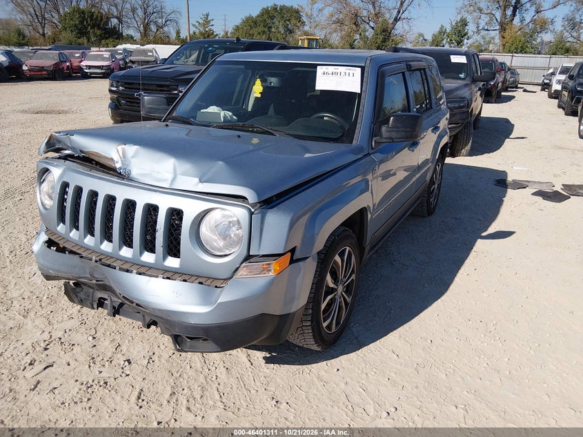 Vin: 1c4njrfb7dd212540, lot: 46901669, jeep patriot latitude 20132
