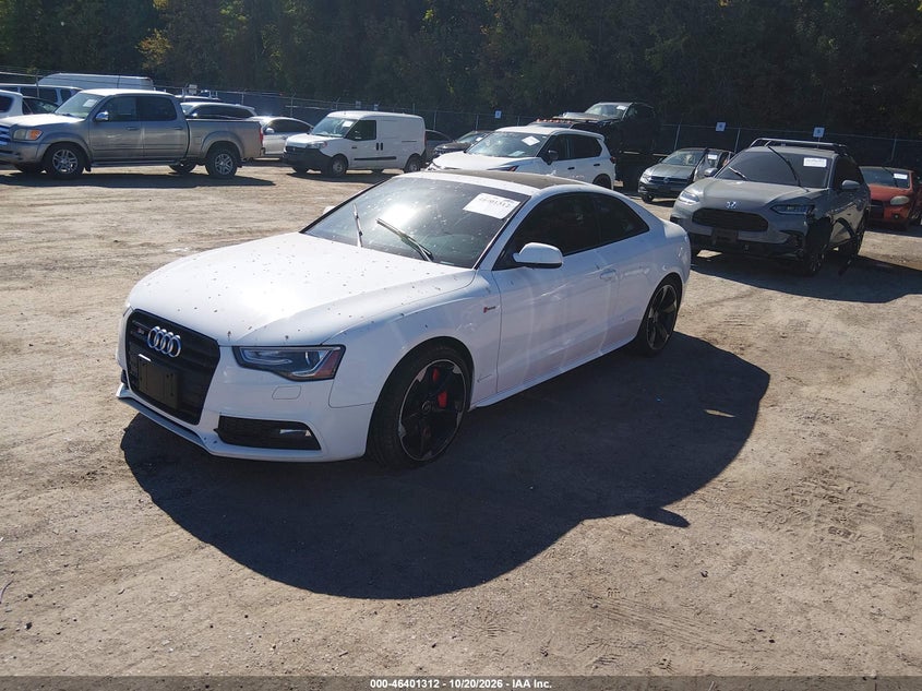 Vin: waucgafr2fa025051, lot: 46901670, audi s5 3.0t premium plus 20152