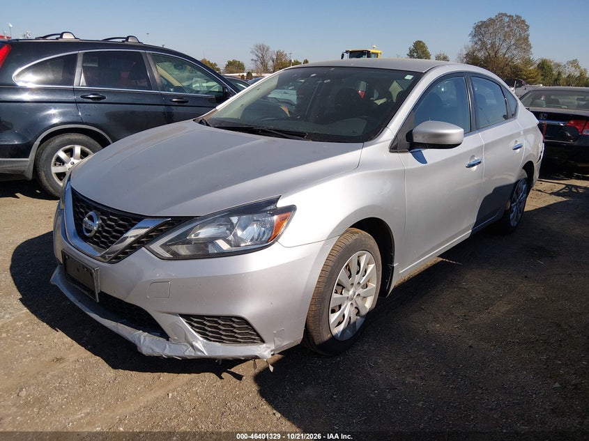 2017 Nissan Sentra S, Удар сзади, IAAI, VIN 3N1AB7AP3HY227285 — фото 2