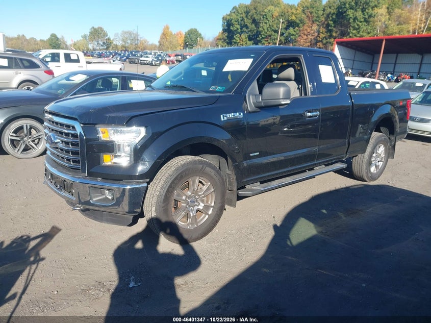 2016 Ford F-150 Xlt, Right Front, IAAI, VIN 1FTEX1EP1GFB61400 — photo 2