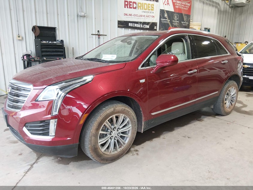 2017 Cadillac Xt5 Luxury, Rear, IAAI, VIN 1GYKNDRS1HZ219590 — photo 2