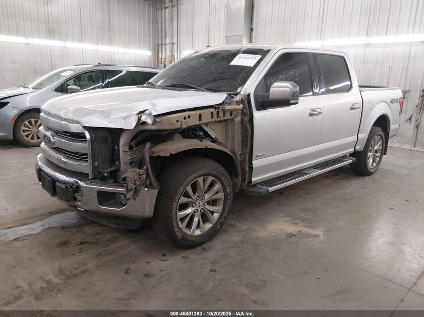 Vin: 1ftew1eg7gke65924, lot: 46901751, ford f-150 lariat 20162