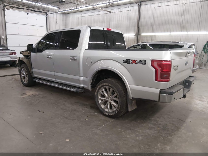 Vin: 1ftew1eg7gke65924, lot: 46901751, ford f-150 lariat 20163