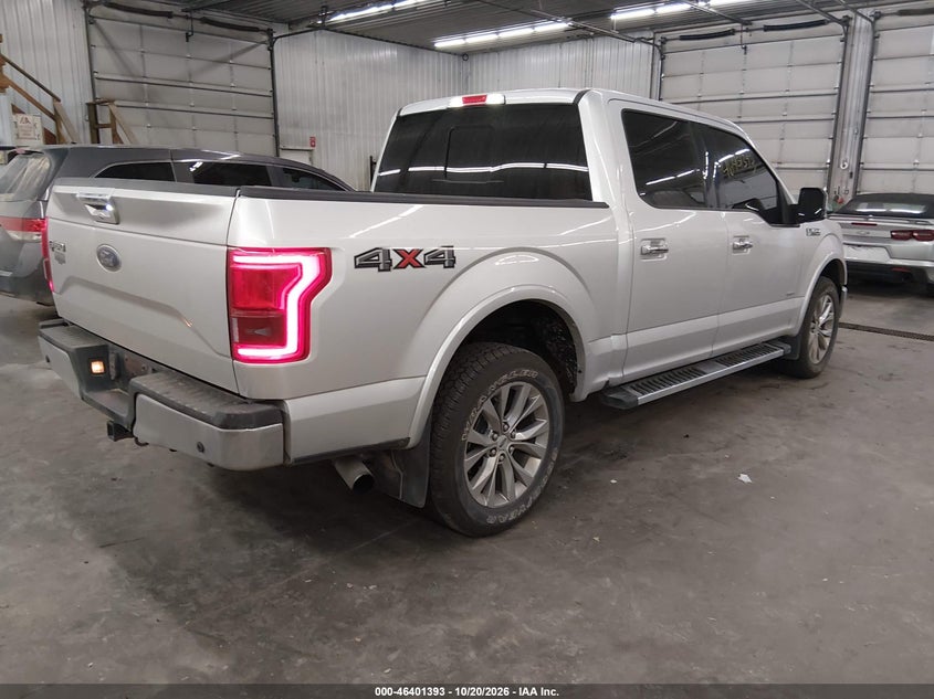 Vin: 1ftew1eg7gke65924, lot: 46901751, ford f-150 lariat 20164