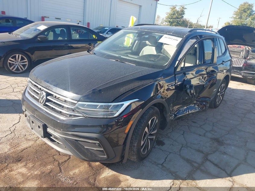 2023 Volkswagen Tiguan 2.0T S, All Over, IAAI, VIN 3VVRB7AX1PM065888 — photo 2