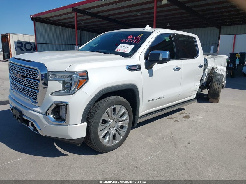 2022 GMC Sierra 1500 Limited 4Wd Short Box Denali, Left Side, IAAI, VIN 3GTU9FET0NG196604 — photo 2