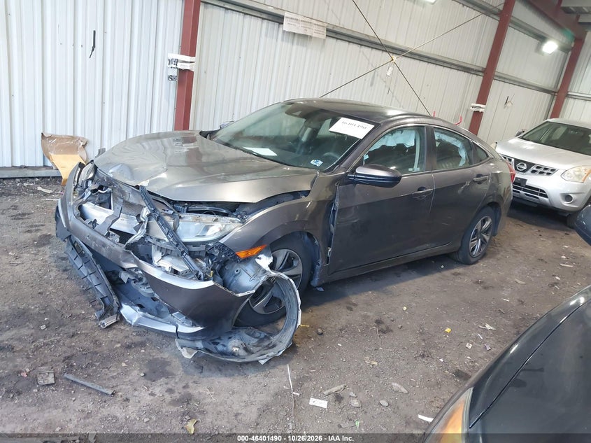 Vin: 2hgfc2f64kh500221, lot: 46901848, honda civic lx 20192