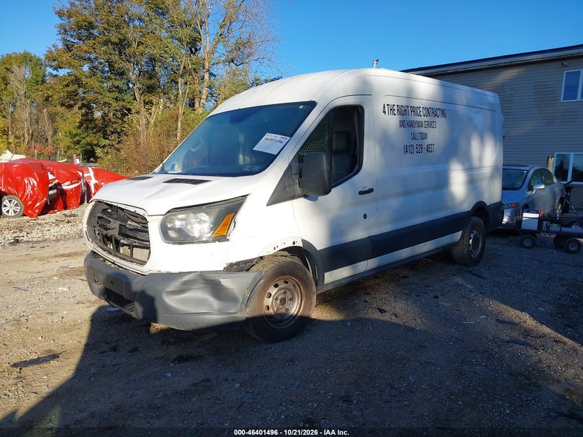 2015 Ford Transit-250, Front End, IAAI, VIN 1FTNR2CGXFKB11362 — photo 2