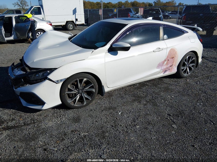 Vin: 2hgfc3a53jh753405, lot: 46901862, honda civic si 20182