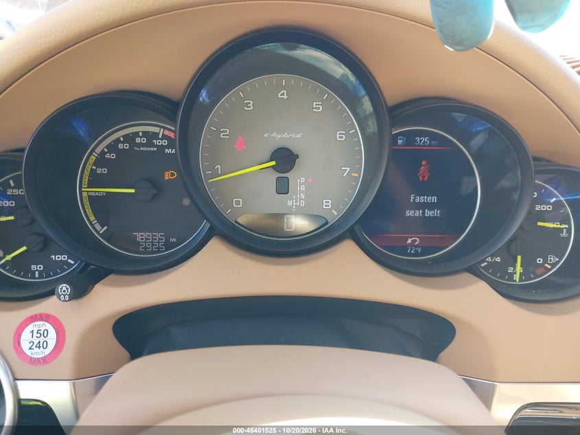 PORSCHE CAYENNE E-HYBRID 2016 VIN WP1AE2A26GLA62575