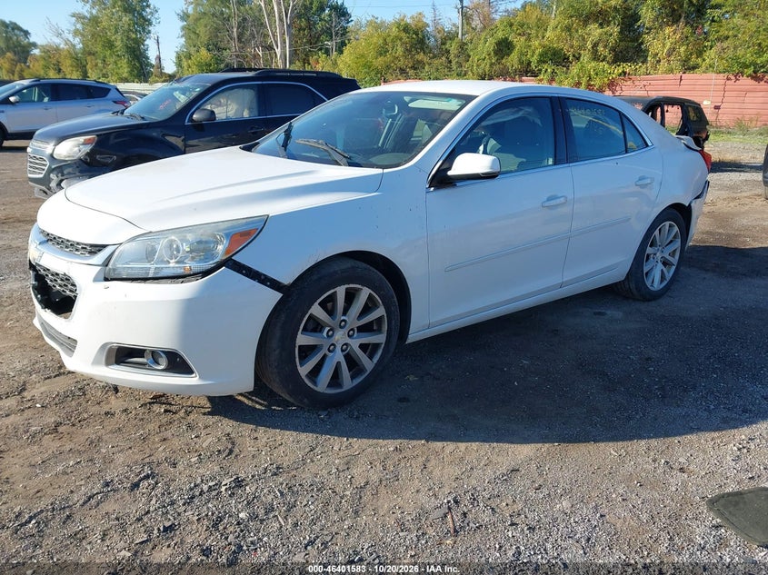 2015 Chevrolet Malibu 2Lt, Удар сзади, IAAI, VIN 1G11D5SL5FF196593 — фото 2