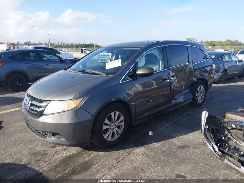 Vin: 5fnrl5h63fb080991, lot: 46901957, honda odyssey ex-l 20152