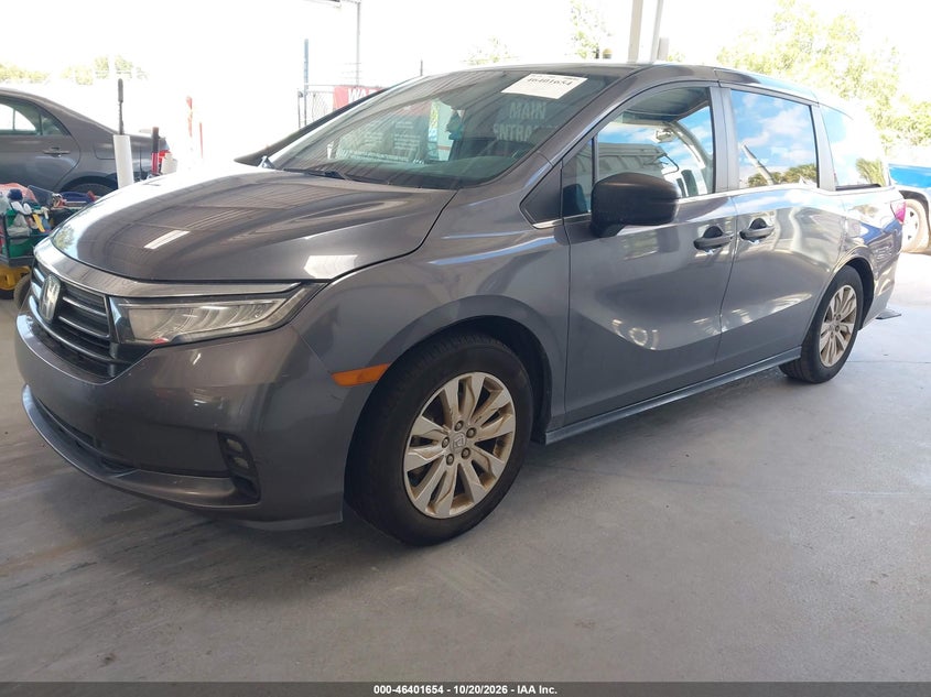 2021 Honda Odyssey Lx, Undercarriage, IAAI, VIN 5FNRL6H2XMB009805 — photo 2
