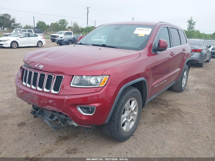 Vin: 1c4rjeag6fc634773, lot: 46902082, jeep grand cherokee laredo 20152
