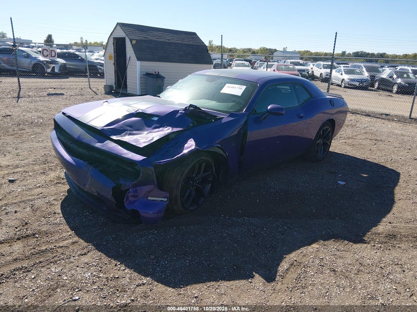 Vin: 2c3cdzag0kh602692, lot: 46902116, dodge challenger sxt 20192