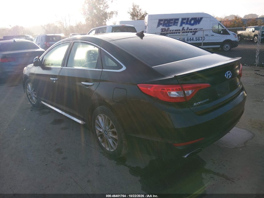 Vin: 5npe34af7fh228578, lot: 46902122, hyundai sonata limited 20153