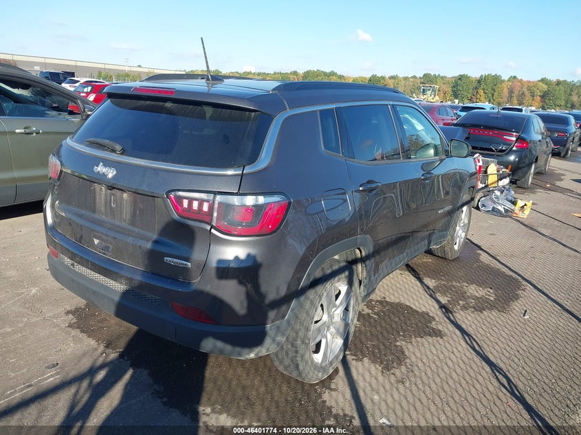 Vin: 3c4njcbb8nt192880, lot: 46902132, jeep compass latitude fwd 20224