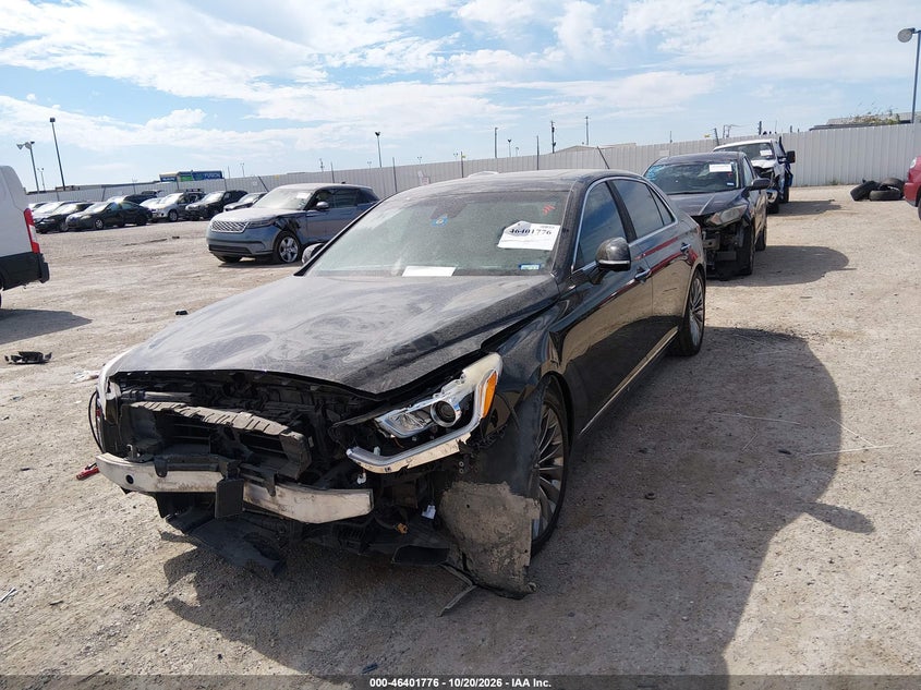 2018 Genesis G90 5.0 Ultimate, Неизвестно, IAAI, VIN KMHG54JH5JU046747 — фото 2