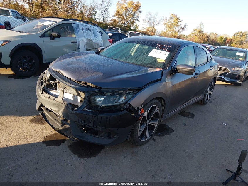Vin: 19xfc2f59ge057119, lot: 46902164, honda civic lx 20162