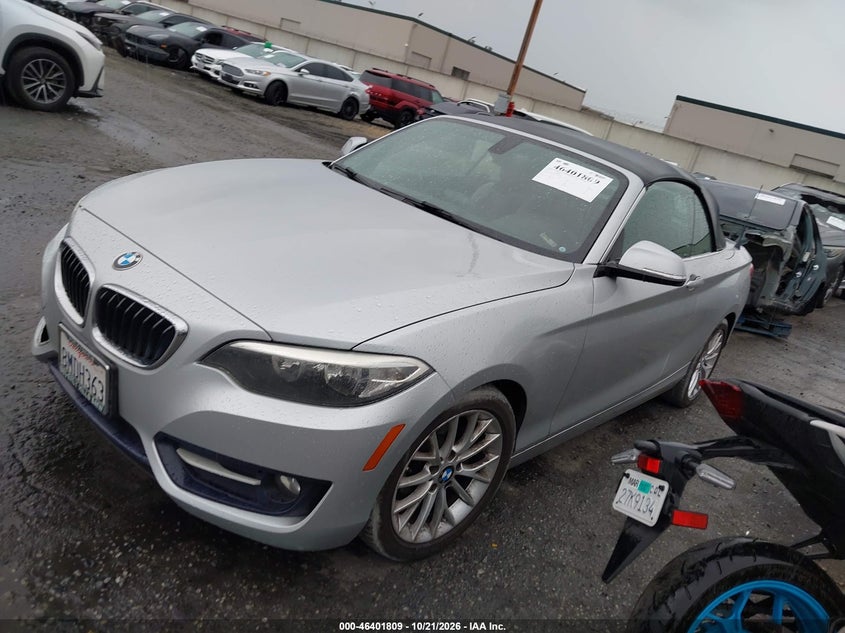 Vin: wba1k9c53gv322104, lot: 46902167, bmw 228i 20162