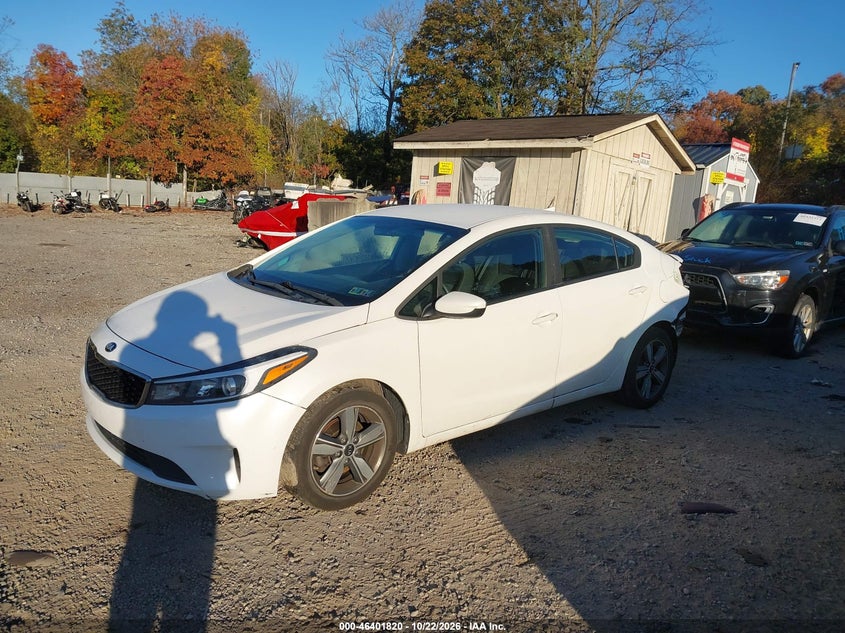 2018 Kia Forte Lx, Rear, IAAI, VIN 3KPFL4A78JE245206 — photo 2